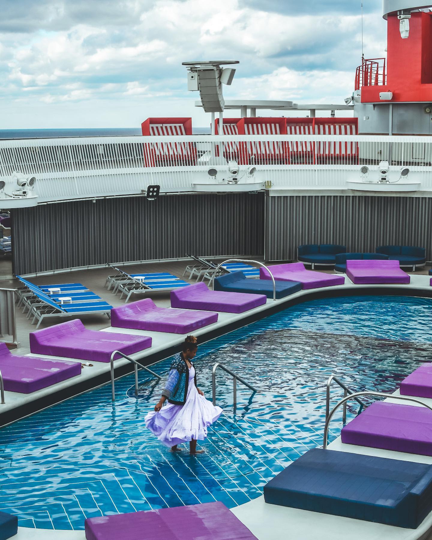 I just wanna be nauti again @virginvoyages #virginvogages