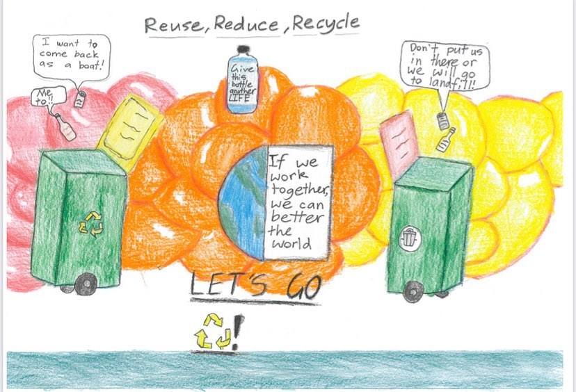 Congratulations Lewis from Talara Primary College from Grade 3… lucky number 13 winning entry of our National Recycling Week poster competition.
Due to the large number of entries, our judges decided on twenty winners (instead of 13).
Each winner receives a $100 visa gift card and will feature in our Cleaner Greener Schools 2022 calendar 🗓
#nationalrecyclingweek #lovequeensland #keepqueenslandbeautiful #queensland #cleanergreenerschools #ourqld #recycle #reduce #reuse #recycling #rethink #thisisqueensland @gracegracemp @qldeducation @meaghanscanlon
