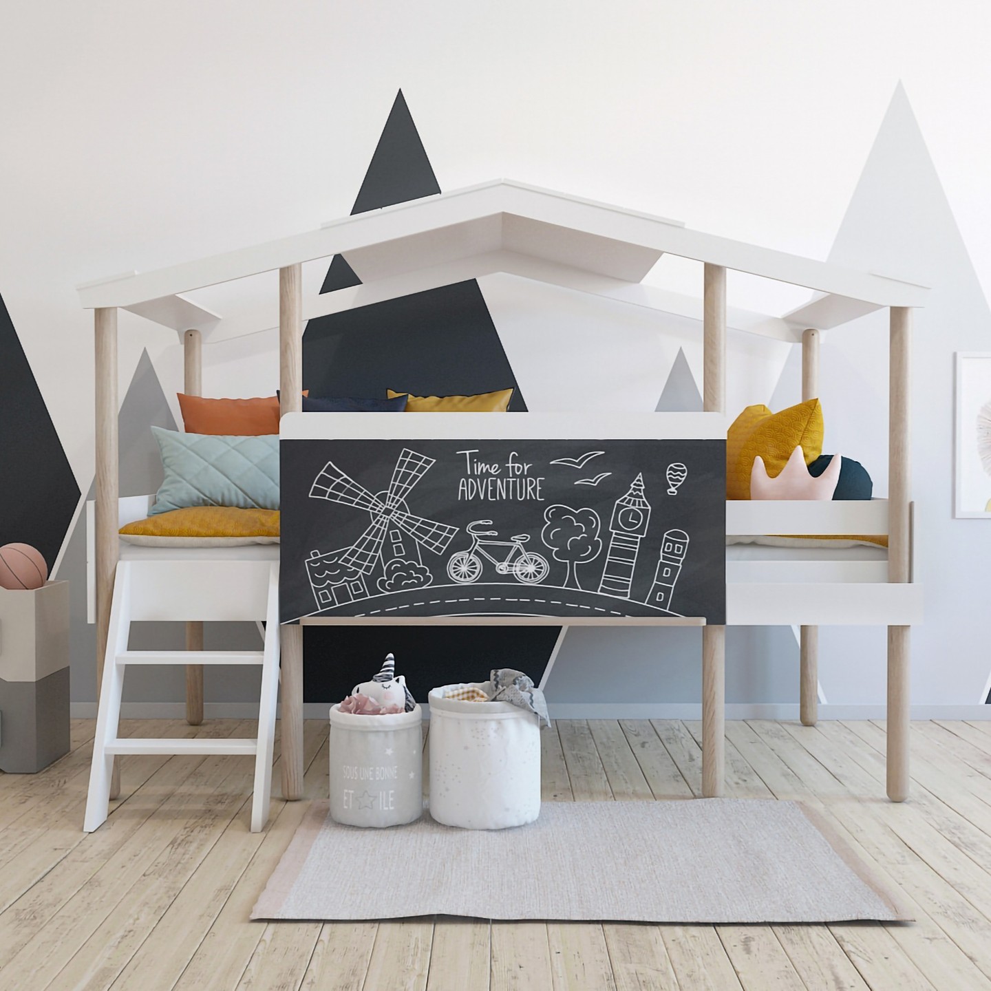 Sweet dreams ✨✨
In our beautiful Piloti Play bed 🔥
#blnkids #kidsroom #litcabane #chambreenfant