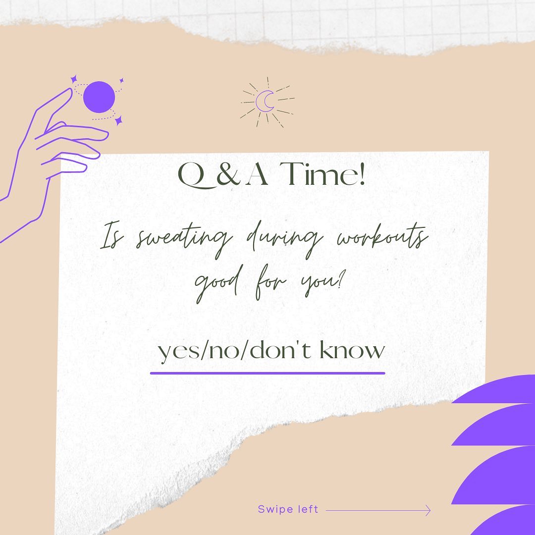 Is sweating during workouts good for you?
Yes, no, don’t know? Let us know in the comments!
Psst! Swipe left for the answer!
#flowfysiquefactory #3fenergy