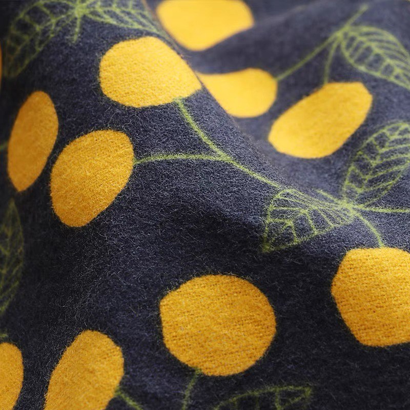 🍊Cotton brushed fabric, custom design printing support 🍋
#oukalondon