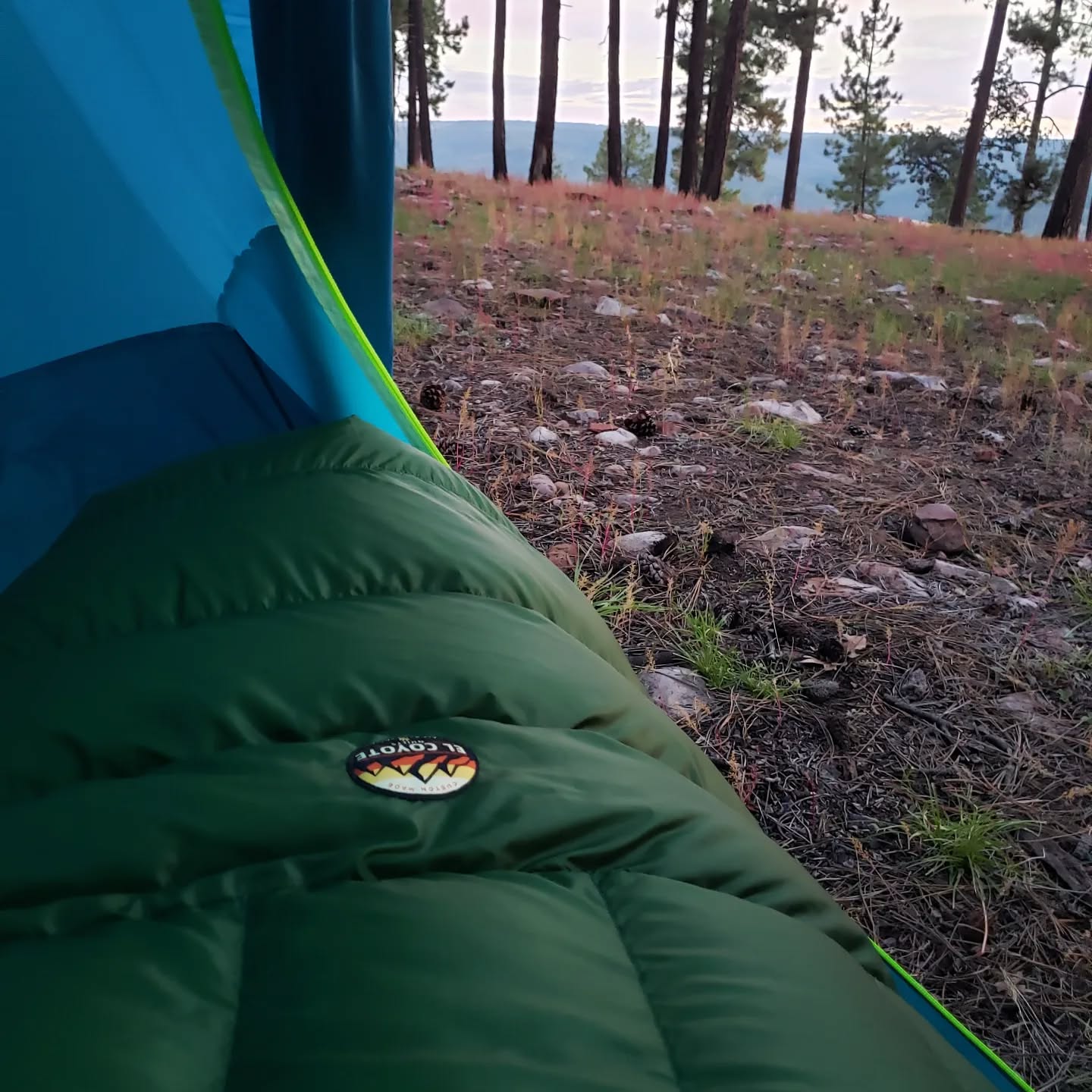 Wintertime is great weather for those of us in the southwest but if you're frozen inside your house somewhere else, now is a good time to inventory and upgrade your gear. If your sleep system isn't quite dialed in, let us help get it fixed up so you're ready to go when the time comes.
El Coyote Quilts are all handmade in our shop in Arizona 🇺🇸