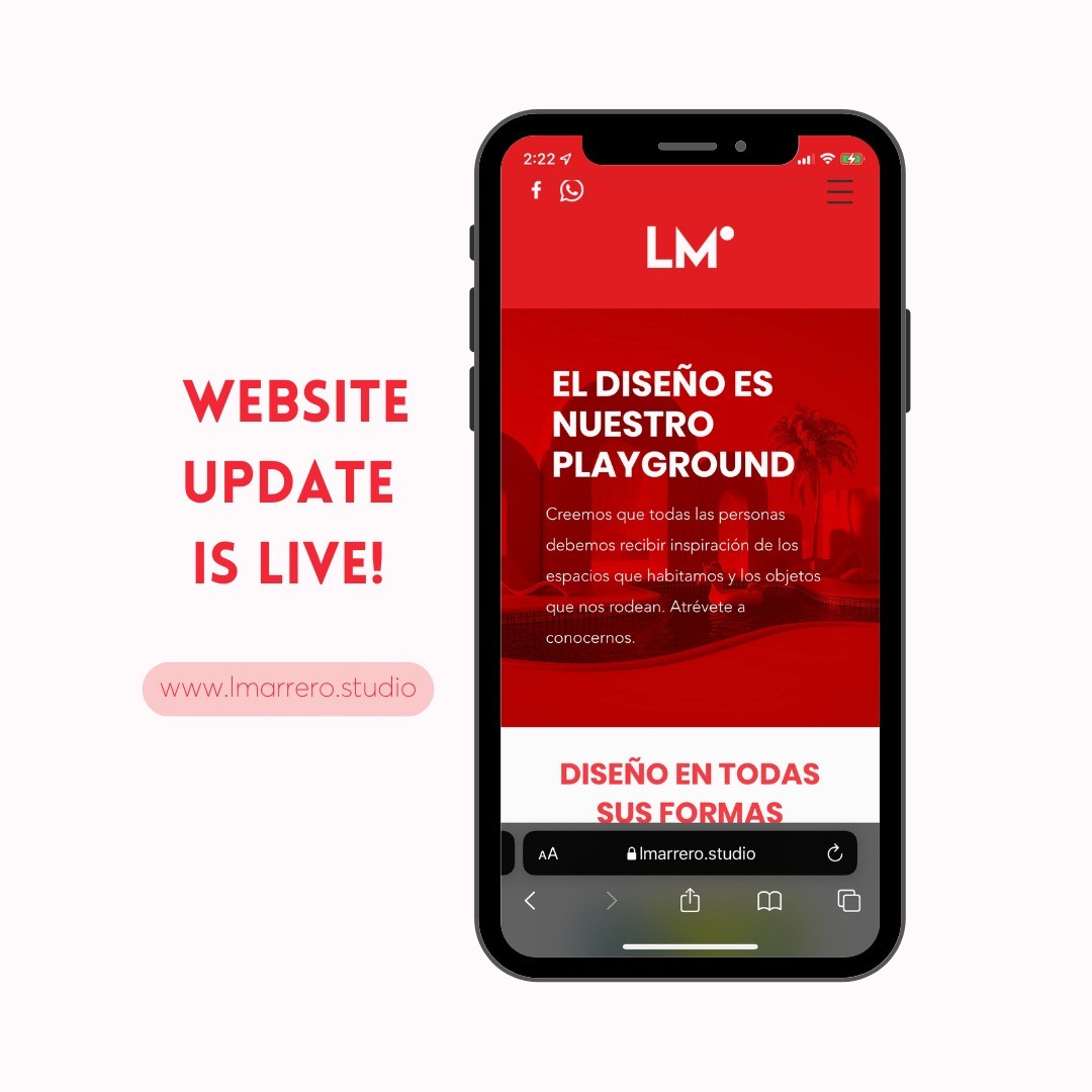 ¡Nuestro website está listo! 🤩
Vayan al link en el bio para que entren y puedan ver los servicios que ofrecemos, proyectos que estamos trabajando, y hasta hacer citas con nosotros! 👩🏼💻✨
#InteriorDesign #GraphicDesign #Branding #BrandIdentity #Designer #DigitalMarketing #womanownedbusiness