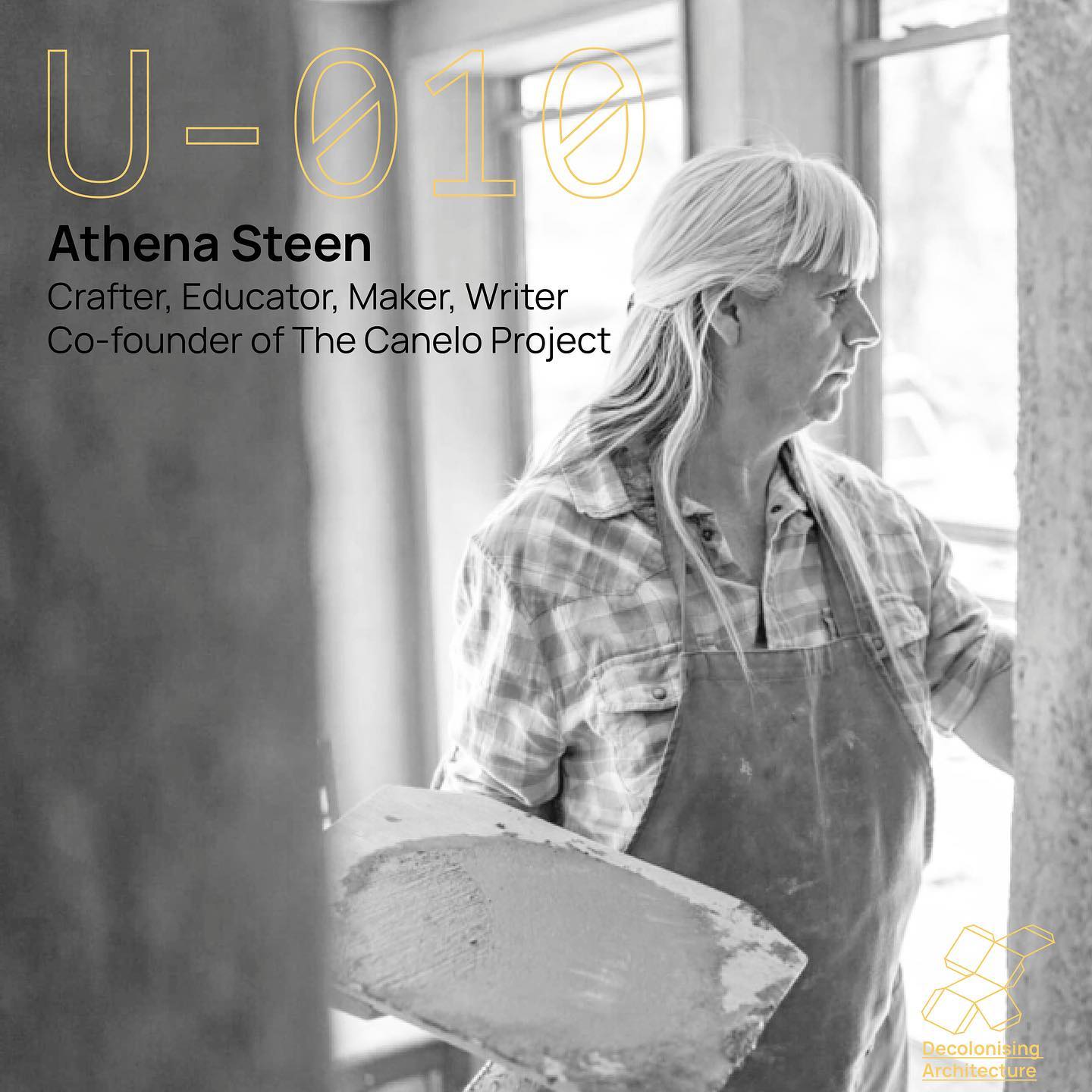 Tuesday 25th January - UNFOLD TALK:
In this open exchange, Athena will share the wonders of Earthen Materials as regenerative tools for culture and construction in the face of an increasingly disconnected world. Through stories of heritage, family and collaboration, she will give an insightful and innovative look on an artistic and architectural practice that so many designers and architects are often detached from: the art of building circularly, in tandem with nature and culture.
With key lessons from her projects throughout the Americas and her decades of teaching, she will share ways in which architecture can weave histories, resilience, joy and technique, highlighting the versatility and innovation possible through the use of natural materials and indigenous knowledges.
BIOGRAPHY:
Athena Steen is a crafter, maker, educator and writer. Raised in the tradition of the Native-American Pueblo of Santa Clara in New Mexico, USA, Athena has spent her life growing, living and moulding clay and buildings alike. As her mother (who trained as an architect) did, Athena spent years making homes with her family and children, rapidly discovering equal joy and potential in strawbales as she did with clay.
At once artist and educator, Athena is an expert and innovator on clay works and strawbale construction, and regularly travels around the world to give workshops, build projects and consult on others. The author of multiple books, from “Built by hand” to “The Strawbale House”, she has co-founded the Canelo Project with her husband Bill Steen, a homestead in the heart of the Arizona border, where she teaches the arts of clay and straw, accompanied by their three sons.
For more, see Patagonia’s film on the Canelo Project:
Raised from Earth.