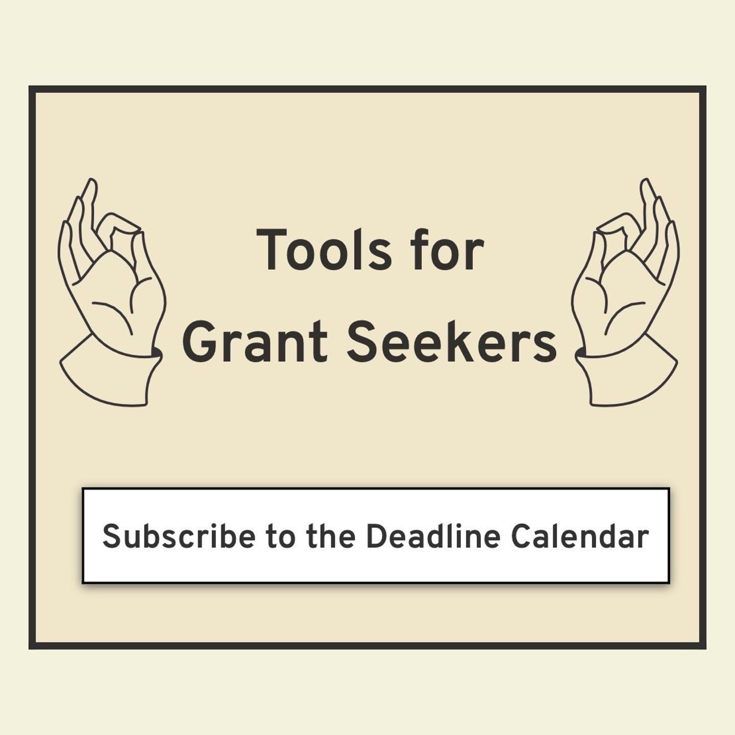 ✨ Soft launching ✨ Tools for Grant Seekers. Bringing you the templates and calendaring you need to stay on top of opportunities! 👀 Visit unrestrictedfunds.com to learn more.
#unrestrictedfunds #grantseekers #grantseeking #tools #grantdatabase #grantcalendars #granttemplates #toolsforartists #artistsopportunities