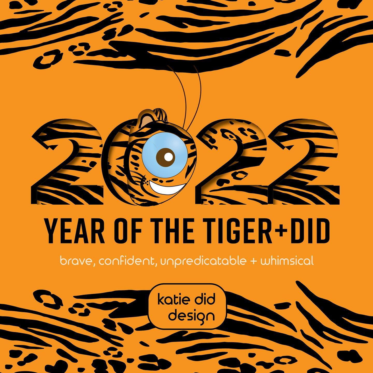 Who else welcomes a reset to the calendar year? We are in luck! ✨🏮
Happy lunar new year! 2022 is the year of the water tiger.
For me, it’s going to be a tiger - did year! 😆 because, why not? Tigers are strong, courageous, brave, prosperous animals.
What if you had tiger characteristics?
What if insects had tiger characteristics? 😳
This year, the #watertiger will bring a confident and authoritative energy to all!
PS- take resets whenever you want them. Monthly, daily or even hourly. I often do this because these times we live in are unpredictable.
#lunarnewyear2022 #watertiger
