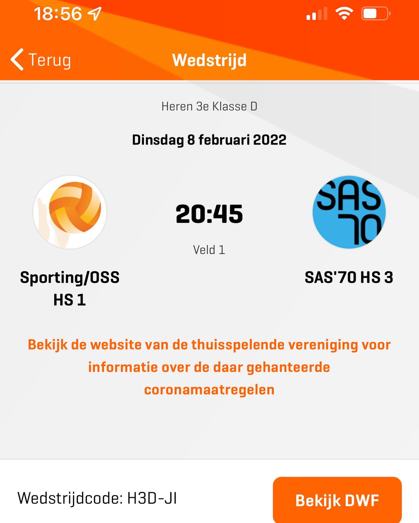 We mogen weer 😀. Vanavond een niet al te fit Sporting Zandvoort (de een heeft een jetlag na wereldreis, de ander is net ontdooit en dan hebben we nog corona herstel issues, kuitproblemen, ontstoken oog, schouder blessure) tegen S.A.S. Met andere woorden, het wordt een mooie pot puur op karakter 😂. We gaan voor de punten die hard nodig zijn om eerste te blijven staan. #sporting #zandvoort #volleybal #nevobo #sas70