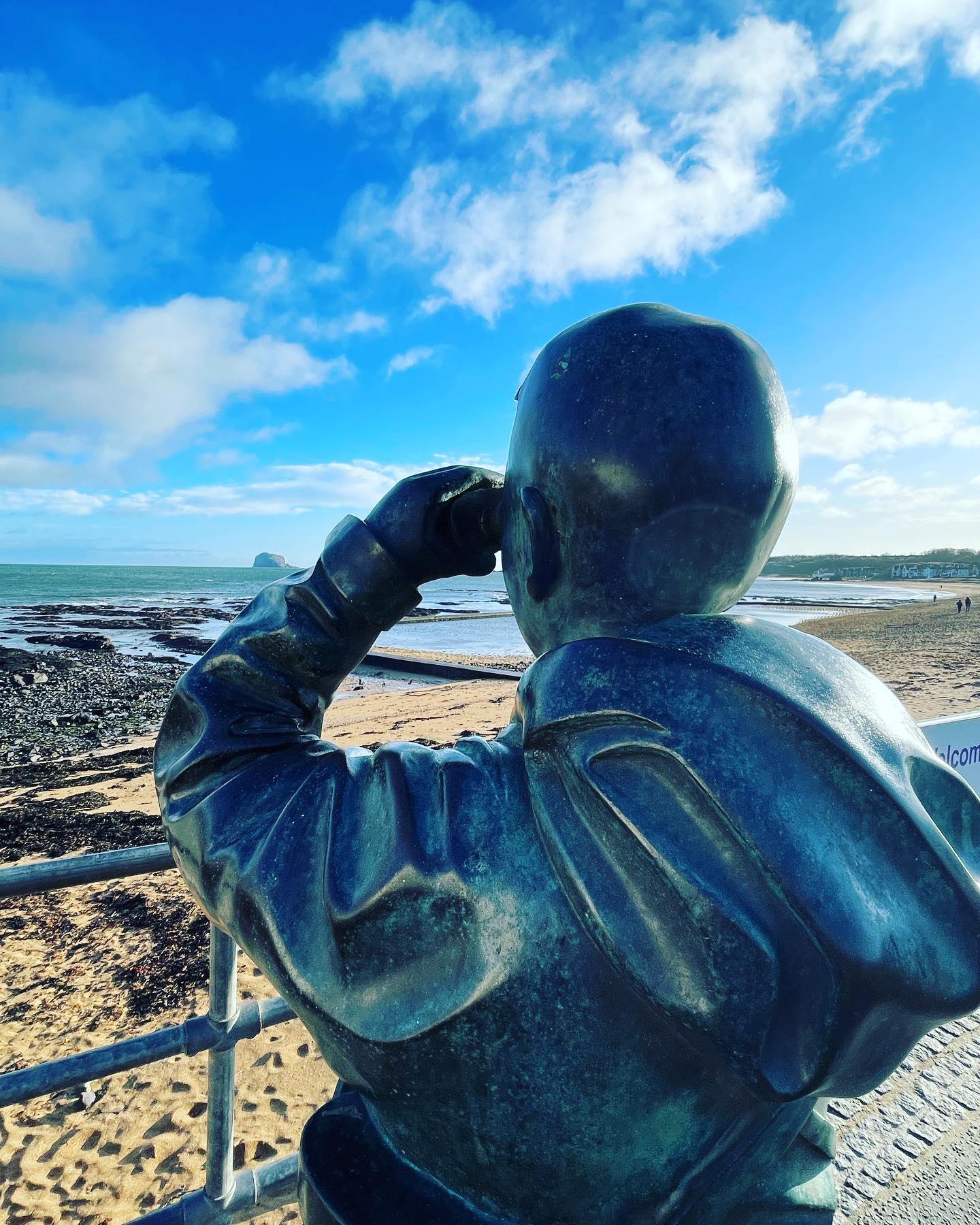 He watches over to #bassrock #northberwick