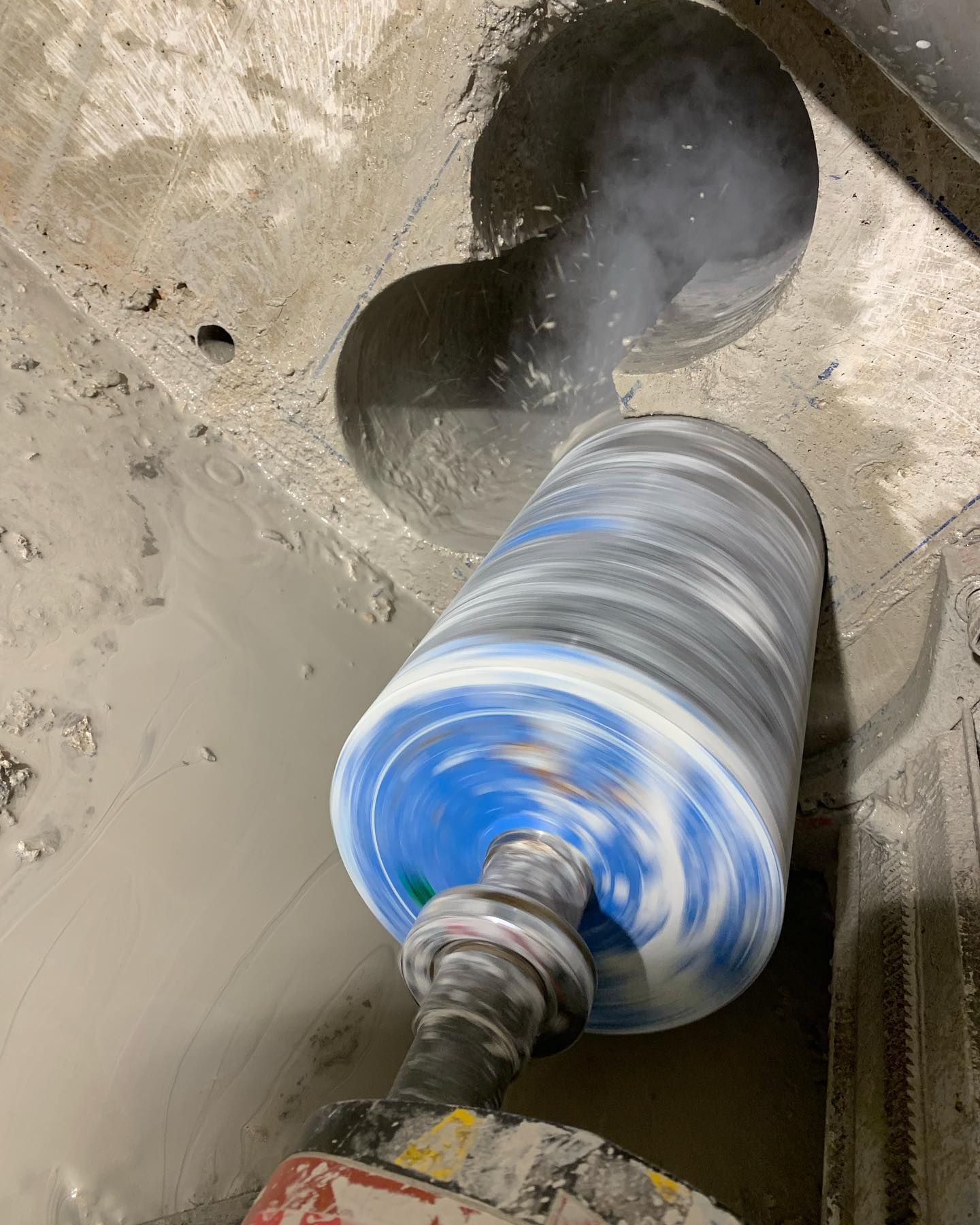 Carottages en voile de 500 bien férailles