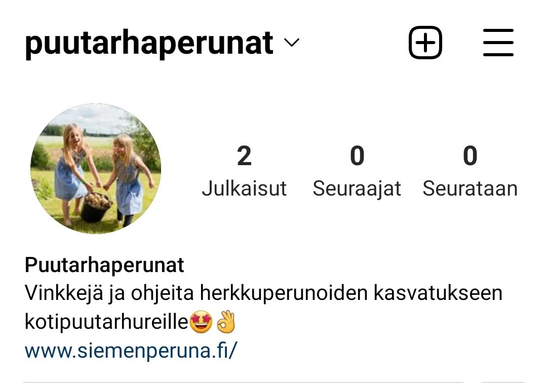 Upo-uusi Instagram-sivu julkaistu perunoiden kotitarveviljelijöille🏡 Sivuilta löydät paljon ajankohtaisia vinkkejä herkkuperunoiden kotikasvatukseen. Tervetuloa seuraamaan! ❤