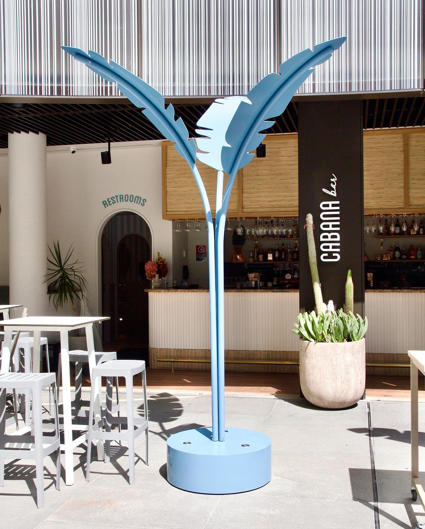 What a joy to design and create 2 statement Palm trees and signage package at Cabana Bar. All in the heart of Martin Place.