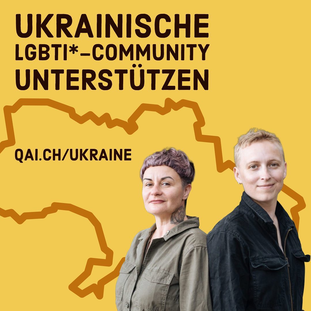 Mit den von #Russland ausgehenden Aggressionen befürchten #lgbtq nicht nur tiefe Einschnitte in die #grundrechte sondern auch direkte Gewalt. #standwithukraine #nowar