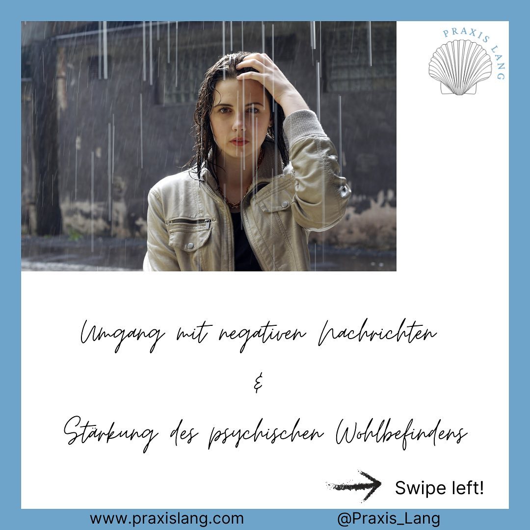 Zu gegebenem Anlass und weil es in meinem Praxisalltag gerade ein großes Thema ist - möchte ich hier ein paar Tipps für den Umgang mit negativen Nachrichten und für mehr psychisches Wohlbefinden geben! Achte auf deine psychische Stabilität und sorge gut für dich! #badnewsallday #psyche #psychologie #psychology #klinischepsychologie #mentalhealth #mentalegesundheit #selbstfürsorgeimalltag #schlechtenachrichten #psychologischetherapie #gesundheitspsychologie #gesundheitspsychologin #klinischepsychologin
