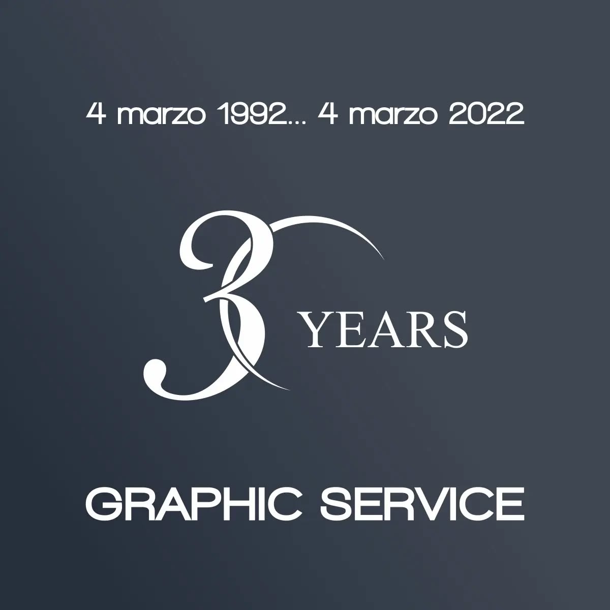 Hippy birthday GRAPHIC SERVICE!!!
Per i suoi 30 anni le abbiamo regalato il sito internet nuovo:
www.gservice.eu link in bio