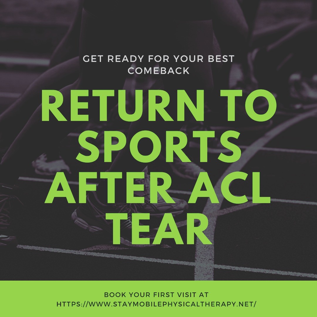 Did you know that between 9% and 30% of ACL surgeries fail?
If you've been through the surgery this statistic can be gut wrenching to think about.
So, how do you know if you're truly ready to go back to playing sports? Is it okay once your surgeon clears you?
At Stay Mobile Physical Therapy we use an individualized approach to testing all aspects of the sport(s) that you love. Not only do we have professional experience helping athletes of all ages achieve their goals, but we also have individualized personal experience.
The recovery process from ACL surgery is a long road, but if you put in the work to reach your goals anything is possible. Contact us today to set up your first visit!
#acl #aclrecovery #physicaltherapy #athletictraining #returntosport #comeback #newhampshire #manchesternh #bedfordnh #hooksettnh