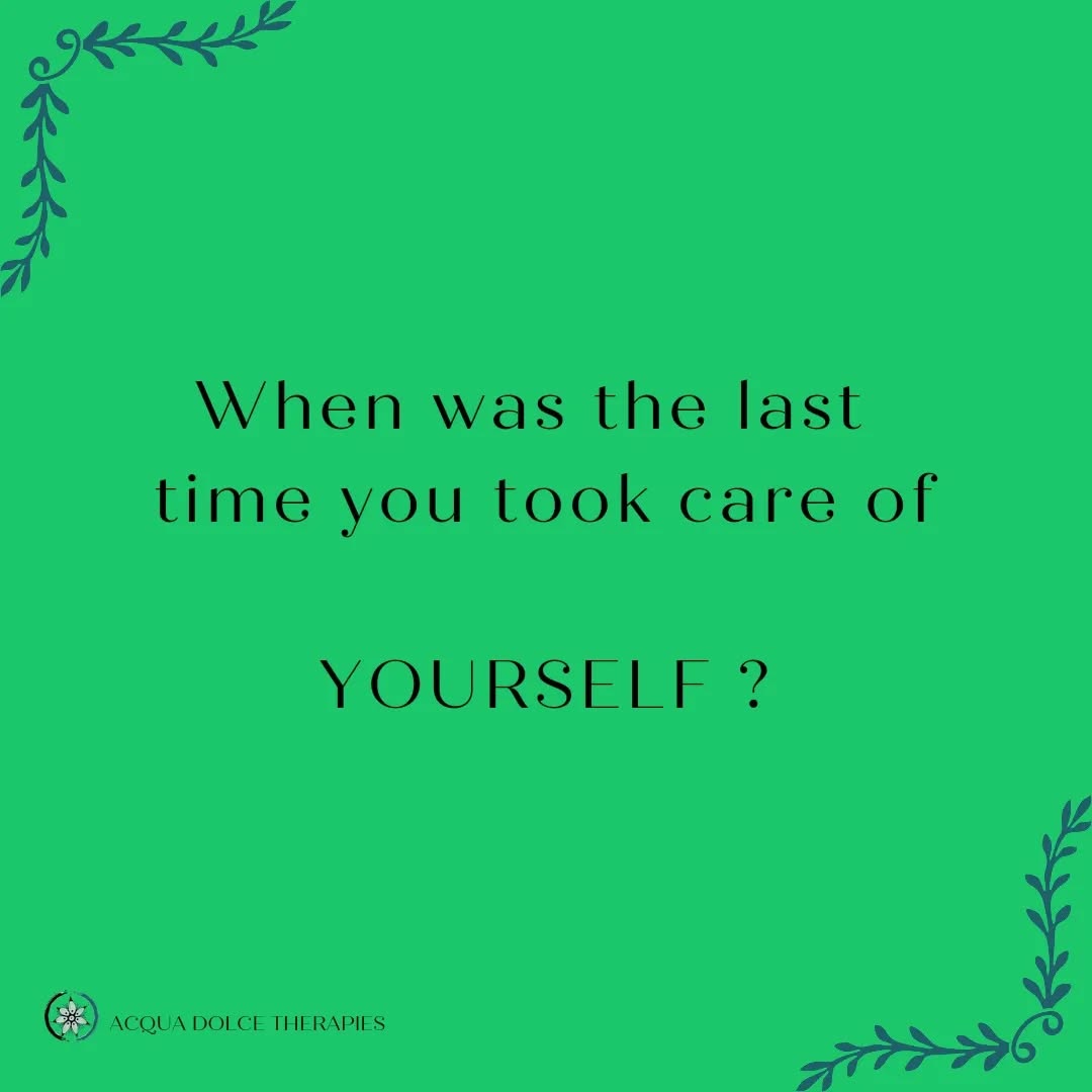 The practice of Self Care
Now is more important than ever that we take care of ourselves. In this way we will feel better within ourselves and in the relationships with others too.
I found many others ways suitable to me, but I had to choose just some.
Which ones are yours?
Let me know in the comments if you want!
Martina 💫
#selfcare #selflove #caring #loveyourself #careforyourself #ilovemyself #selfcaretips #wellbeing #welness #acquadolcetherapies #acquadolce #massagetherapy #massage #holistictherapies #holisticway #holisticapproach #herefordshire #hereford #massagetherapylife #massagetherapyhereford