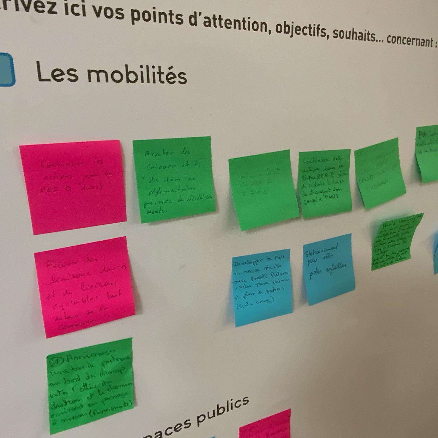 Échanges sur le projet de ville à Ballancourt de bon matin !