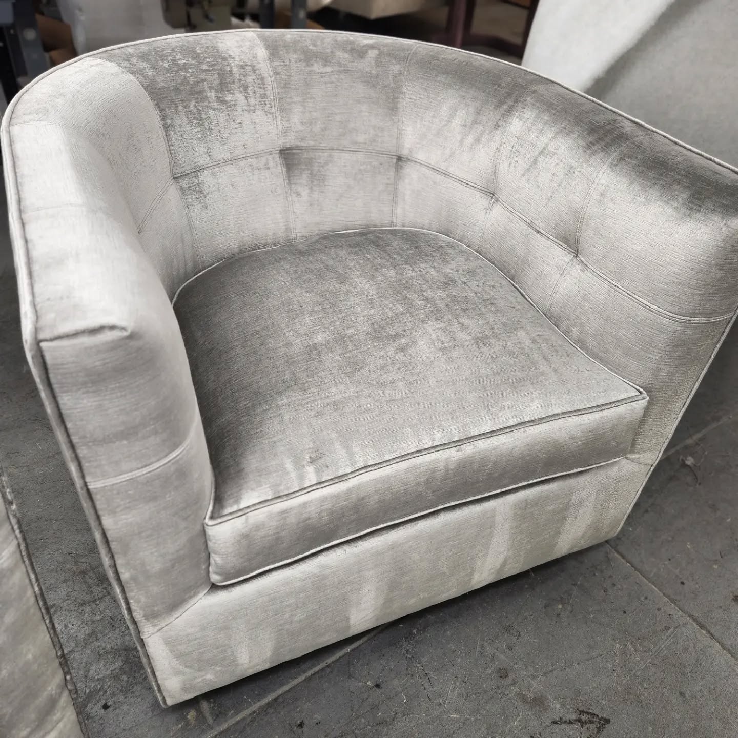 We made a deal, remember: I keep you up to date on the fire furniture pieces. Basically, if you're not sporting a barrel chair of some sort WHAT. ARE. YOU. DOING. WITH. YOUR. LIFE.
I'm sorry. I didn't mean to yell. It's just that saddle stitching. It gets me feeling some kind of way.
#customupholstery #customfurniture #handmadefurniture #martinindustries #buckscountyfurniture #mainlineinteriordesign #newjerseyinteriordesign #custominteriordecorating #interiordesign #interiordecorating #decorator #interiordecorator #furnituredesign #furniture #philadelphiainteriordesign