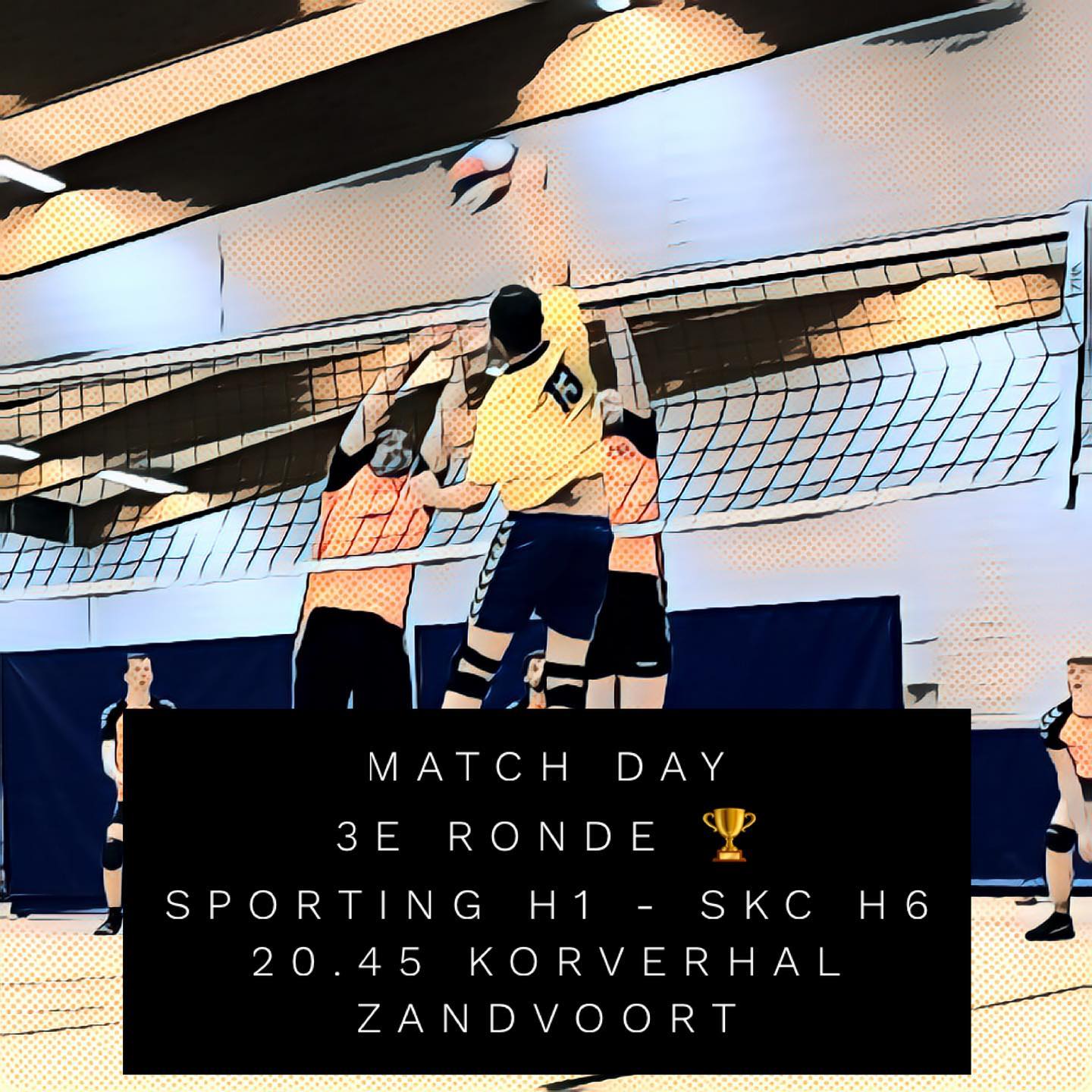 Match Day 🏐 3e ronde beker. Op naar de volgende ronde. Naar verwachting hebben we een goede en gedreven tegenstander dus het wordt een mooie wedstrijd! #sporting #zandvoort #volleybal #sportingzandvoort #nevobo #bekerwedstrijd