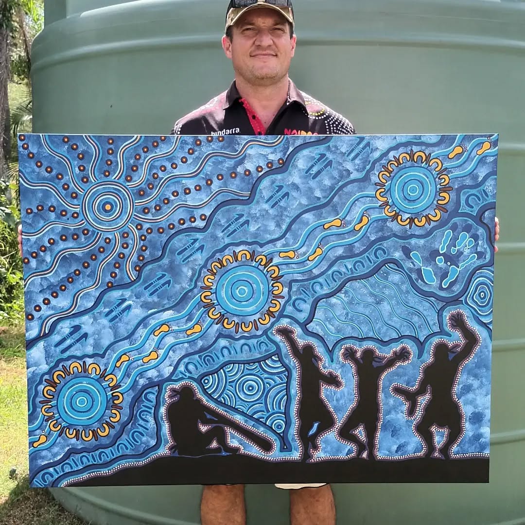 I painted this painting for Park State High School. It will be displayed in their Conference room.