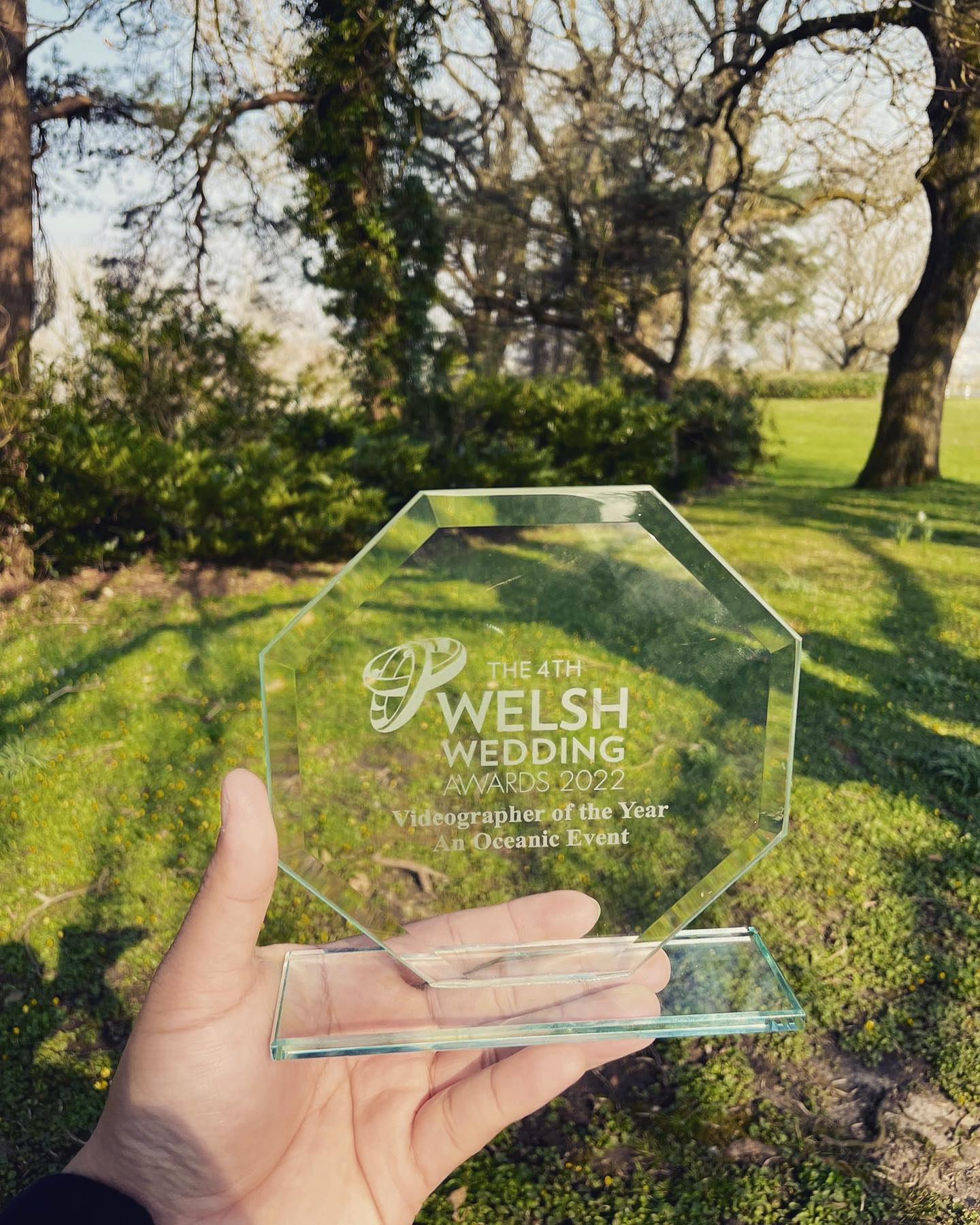 Thank you for the amazing support! I couldn’t attend the awards night last night due to work but I just won the 4th Welsh Wedding Awards Videographer of the Year! 🥂