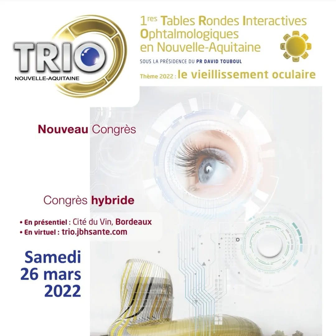 Tables Rondes Interactives Ophtalmologiques (TRIO). Cité du Vin - Bordeaux :) Il y a pire comme lieu de congrès
#citeduvinbordeaux #congrès #ophtalmologie #fondationrothschild