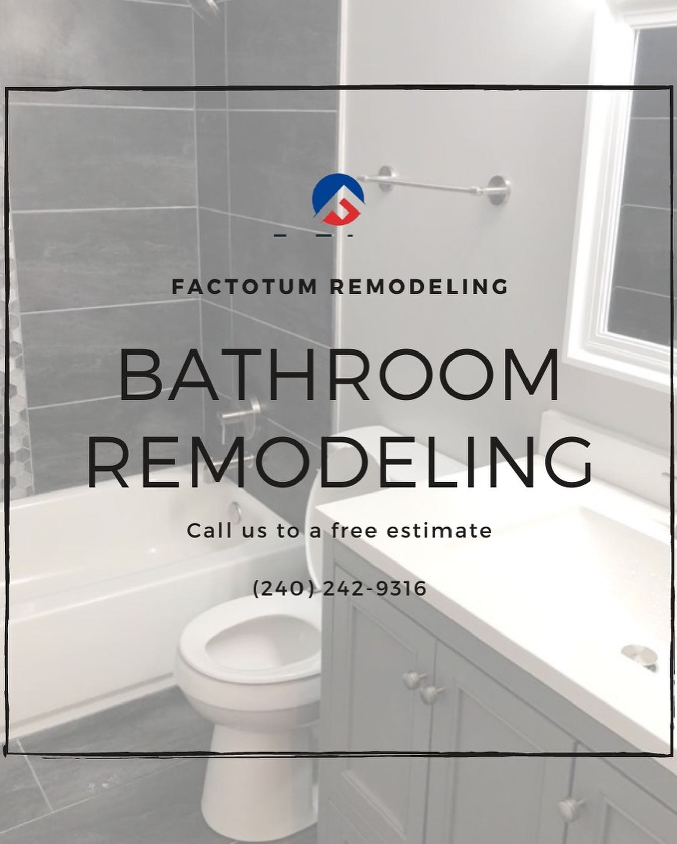 Bathroom Remodeling!
Call us to a free estimate