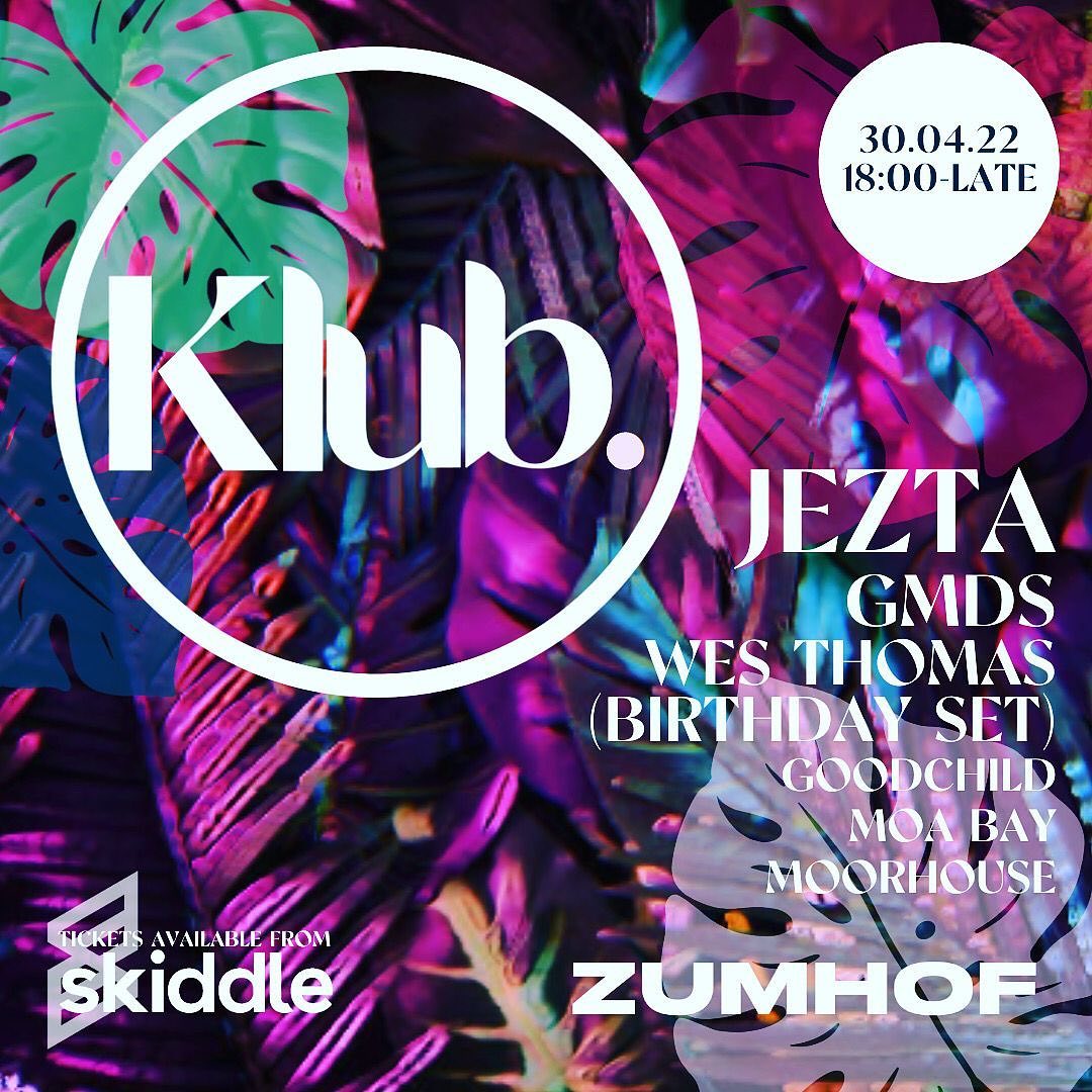 So Klub’s back with our second instalment at our new home @zumhofbiergarten on Saturday 30th April. Coincidentally falling in my birthday month so another excuse to party :)
We’ve got a good group of DJs playing loads of different flavours under the Klub umbrella including a headliner who needs no introduction to the Birmingham scene Jezta.
Doors open from 6pm till late with food being served till 10pm downstairs.
Tickets priced at £2.50 but more on the door. Would be cool to see you there 😎 Ticket link in my bio
.
.
.
.
.
#afrohouse #bootlegs #tribalhouse #dance #birminghamnightlife