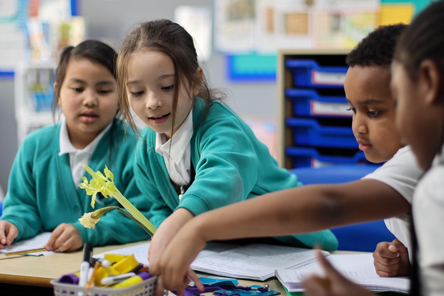 It's great to see our students so focused on learning!