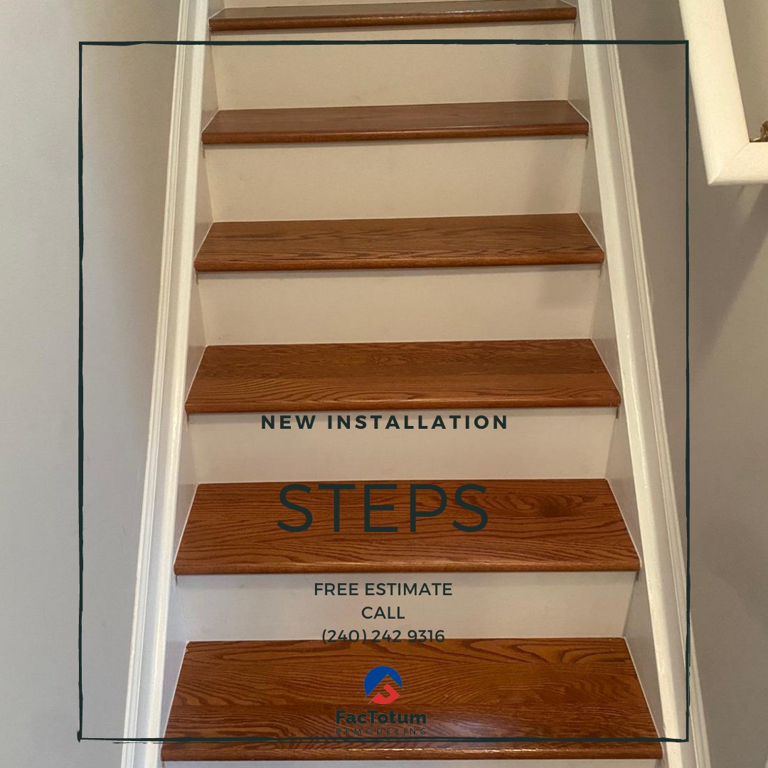 Get your steps a new wrap and make it a lot more prettier!
Get in contact right now and enjoy the best remodeling service experience
#frvremodeling #remodel #remodeling #dc #maryland #virginia #luxuryvinylplank #tile #tileshower #tiledesign #tileinstallation #hardwoodfloors #hardwood #bathroomremodel #bathroomrenovation #kitchenremodel #kitchenrenovation #showertile #showerfloors