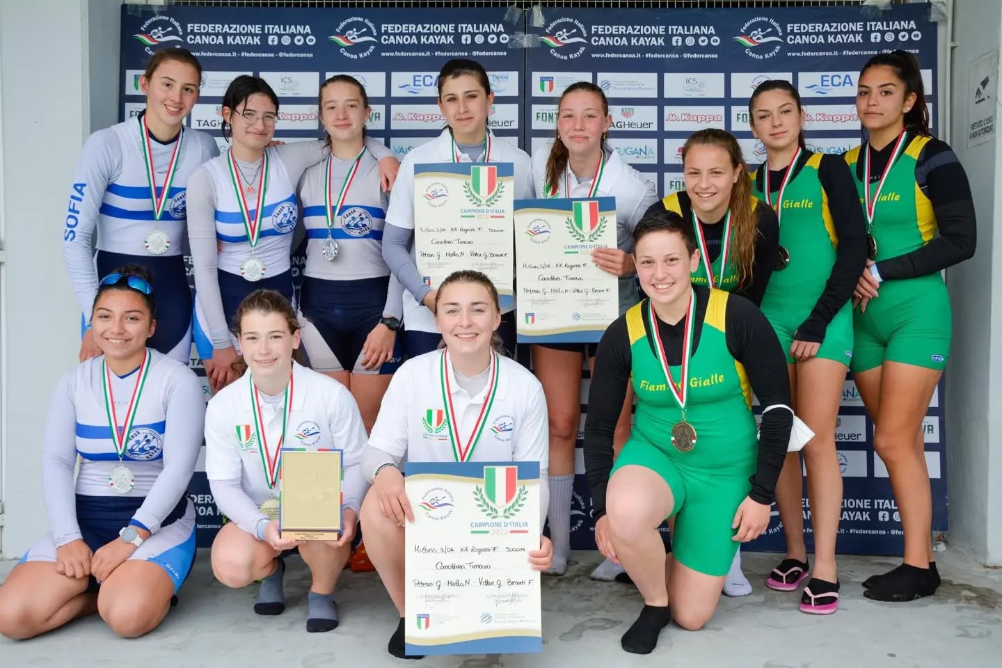 💙💙💙Domenica 3 Aprile si sono conclusi i Campionati Italiani Fondo 2022 all'Idroscalo di Milano, la nostra Sestese ha colto tre podi. Argento per il K4 Ragazzi Femminile con Elena Rigoli, Gaia Varalli, Sofia Valli e Iris Trapella; nel K2 Under23 bronzo per Nikos Pettinari e Cesare Cardani e bronzo anche per Riccardo Montonati e Gioele Di Grazia all'esordio nella categoria k2 Ragazzi (primo anno). Complimenti anche al resto della squadra che hanno guadagnato ottime posizioni. 💙💙💙