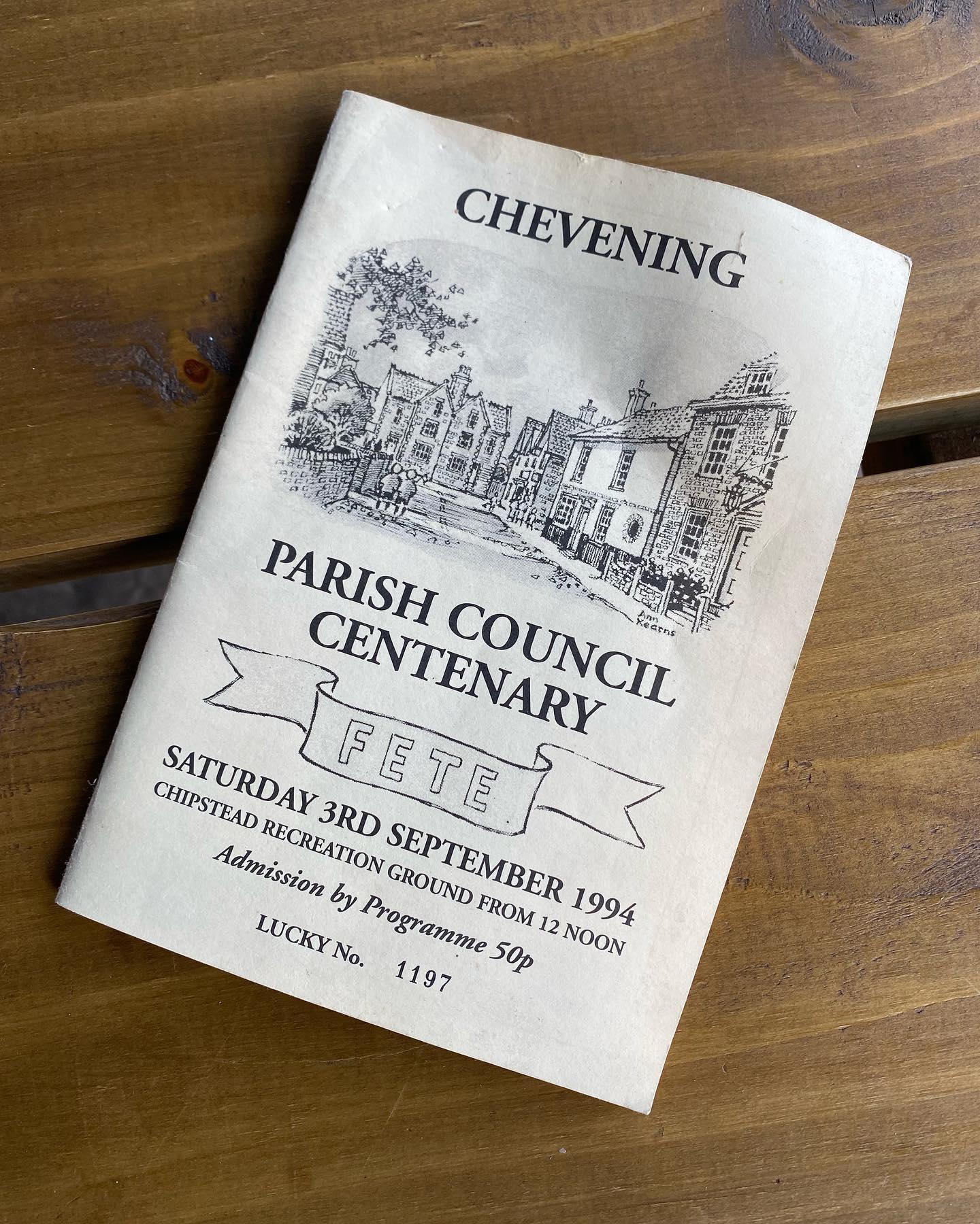 Blast from the past!!! Just found this hidden amongst the books on the shelf! #history #memories #publife #villagelife #parishcouncil