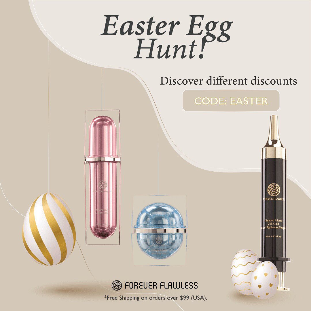 Our Easter Egg Hunt is here! 🐇
.
Enjoy up to 60% OFF! 🍫
.
.
.
#foreverflawless #instagood #selfcare #loveyourself #skincareroutine #skincaretips #skincareproducts #skingoals #skincareaddict #skincarecommunity #beautycare #sale #easter #eastersale #easterpromo