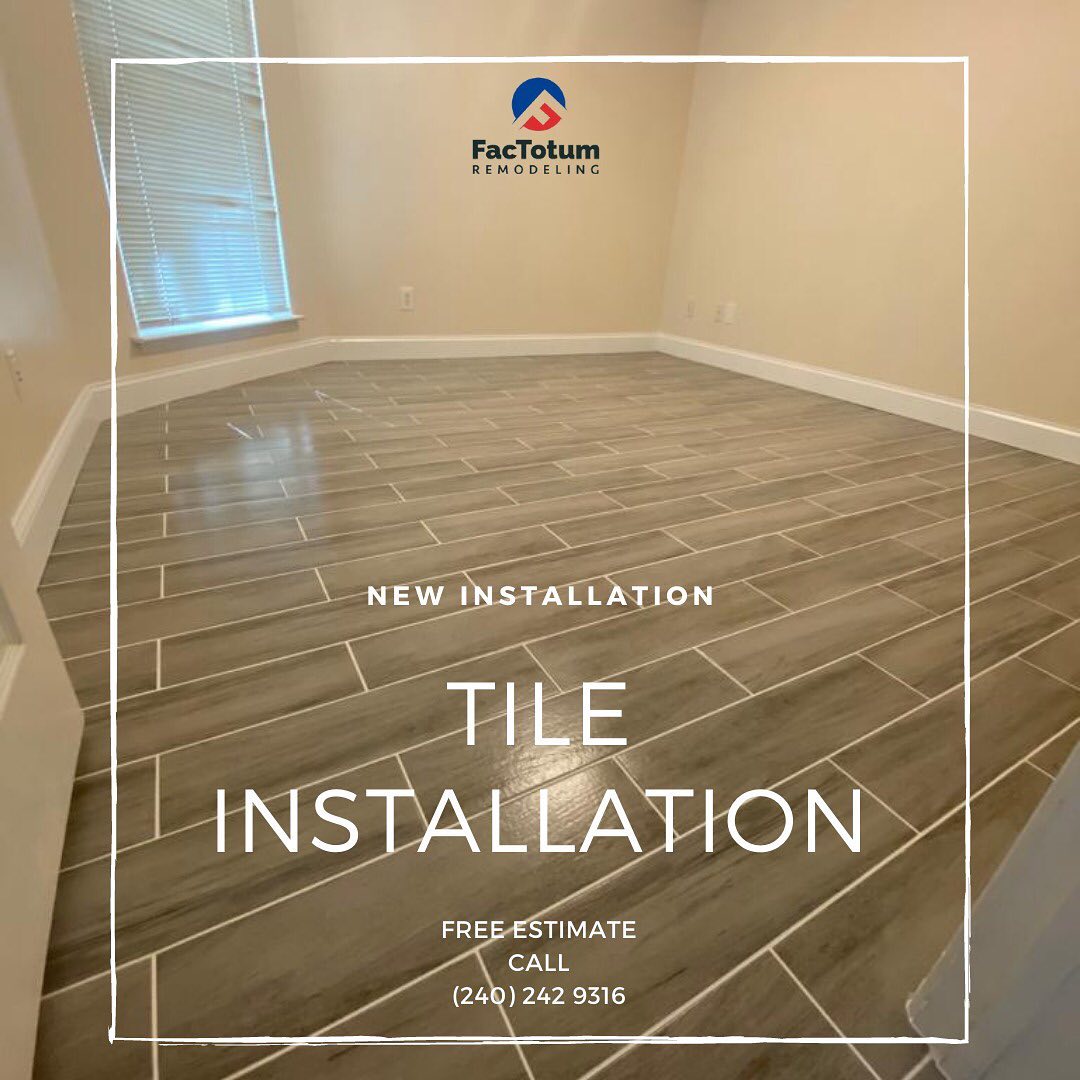 New tile installation concluded!
Call us to a free estimate