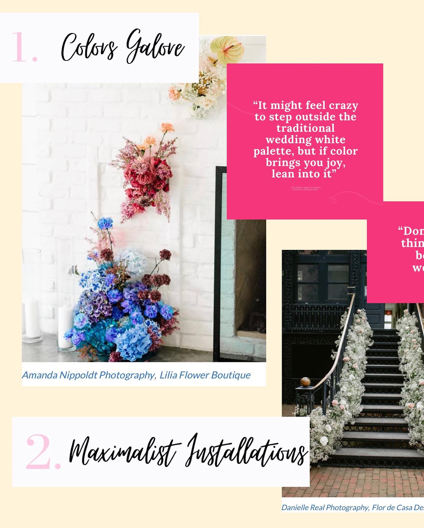 We are loving @theknot’s Top 6 Wedding Trends of 2022! 👰♀️💒 Always encourage your couple to make their wedding a wedding THEY will love forever! 💗 #wedding2022 #wholesaleflorist #herecomesthebride #weddingseason