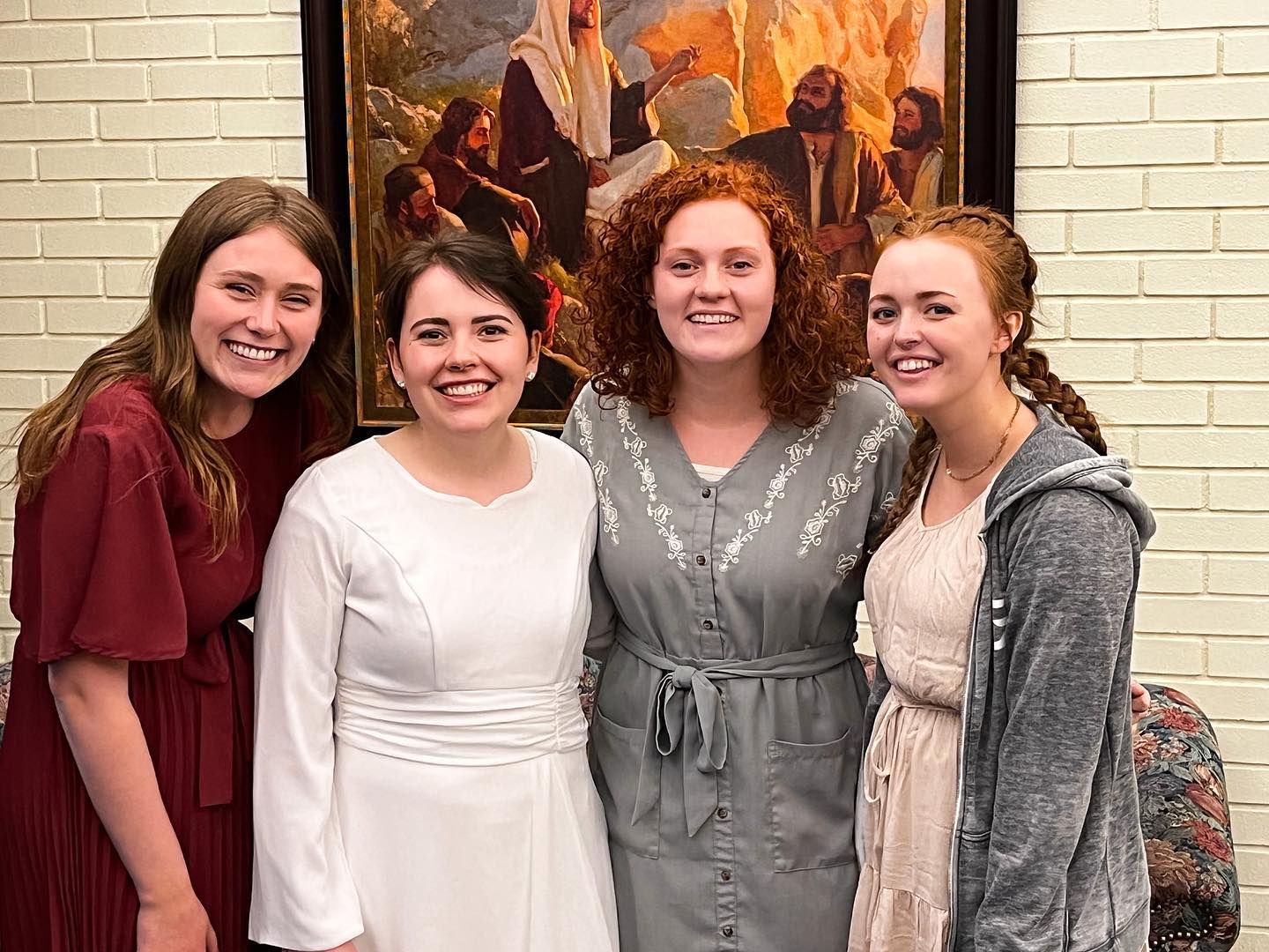 Congratulations Sister Horlacher- I mean Mrs. Tautkus !- My first missionary companion in Los Angeles got married and I couldn’t be happier for her! She is a fabulous cook, creative, incredible kind and patient ( especially when my world was falling apart as I adjusted to LA). But the number one thing I remember about her is that she was strictly obedient. She was such an example to me and helped me love my mission. She loves rain clouds and that’s exactly what she got on her wedding day, and elder Malcom said rain on a wedding day is good luck, so I’m excited to see where life takes her and Garrett!