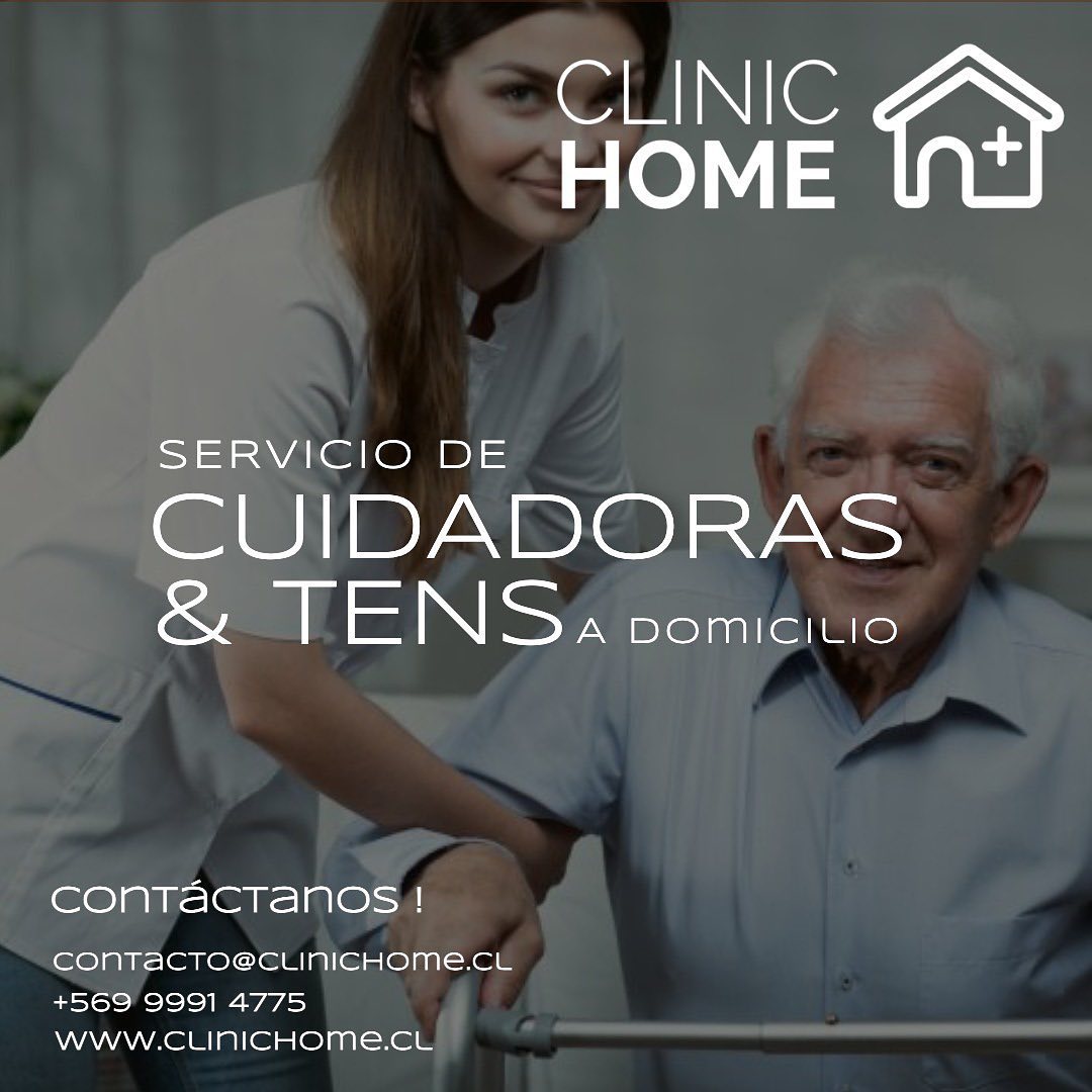 Servicio de CUIDADORAS a domicilio!
Cuidados, atención y hospitalización domiciliaria de pacientes pediátricos, adultos y adultos mayores
CLINIC HOME CARE
📞 +569 9991 4775
✉