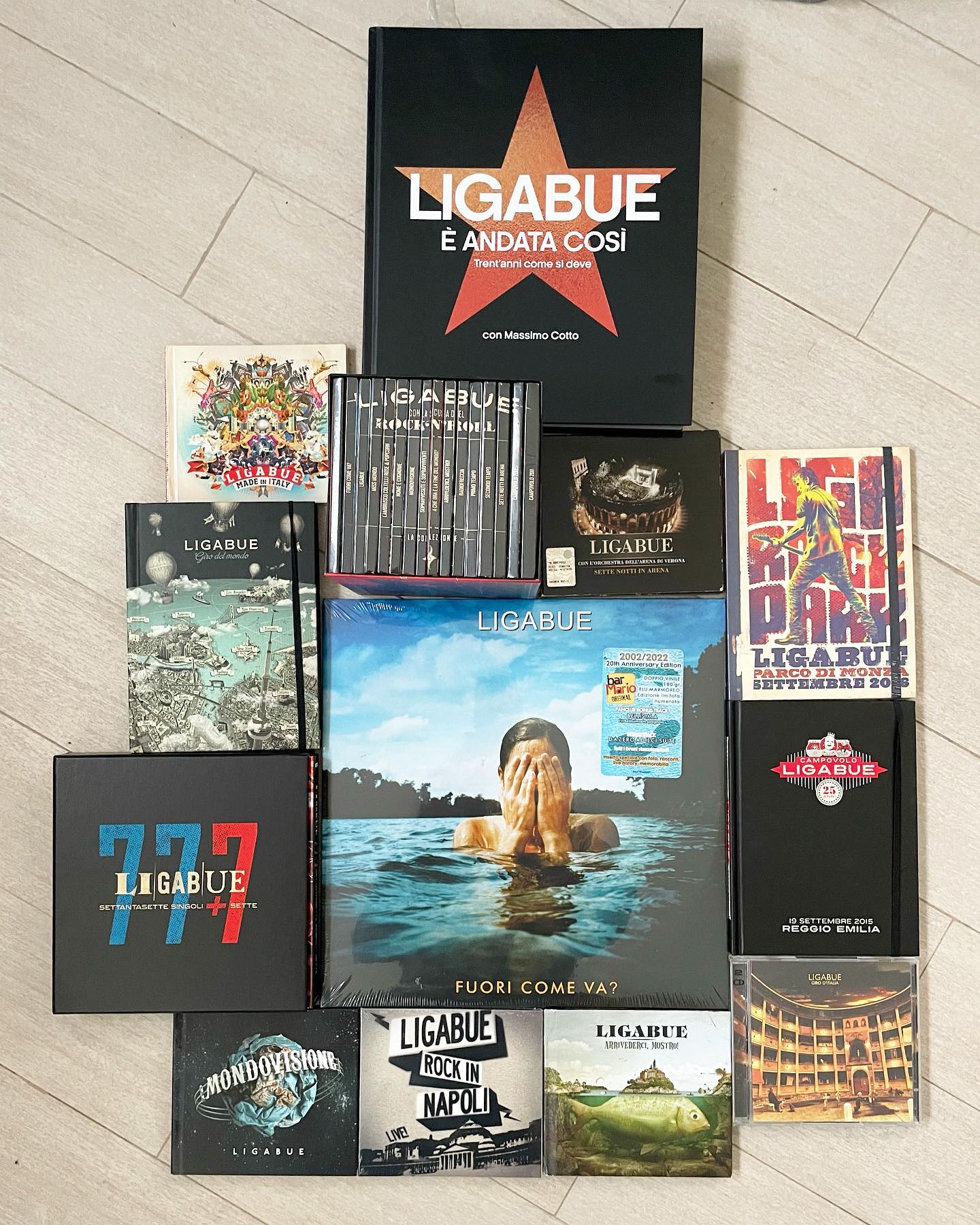 Questa è la mia vita ♥️ @ligabue_official @ligabuefanclub #ligabue #fuoricomeva #ligabuefanclub #barmario #ligabuelimitededition #ligabuefans #liga
