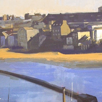 Détail 5 La plage des Sablons - Saint Malo par Éric BARI En collaboration avec @galerie_artismagna #peintredesarmees #frenchartist #art #gallerie #frenchgallery #exhibition #painting #tableau #artadvisor #artconsultant #artcontemporain #contemporaryart #saintmalo #paris #carrerivegauche