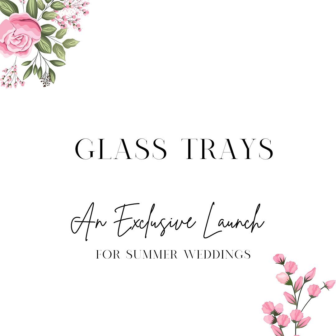 Launching our latest glass trays, which make the most perfect wedding favours for this summer wedding season !
#glasstrays #personalisedgifts #wedding #weddingfavors #weddinginspiration #dreamwedding #beautiful