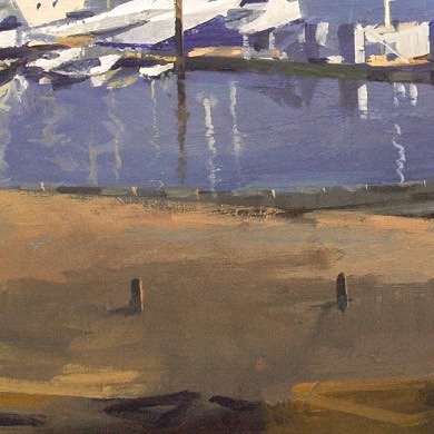 Détail 3 La plage des Sablons - Saint Malo par Éric BARI En collaboration avec @galerie_artismagna #peintredesarmees #frenchartist #art #gallerie #frenchgallery #exhibition #painting #tableau #artadvisor #artconsultant #artcontemporain #contemporaryart #saintmalo #paris #carrerivegauche