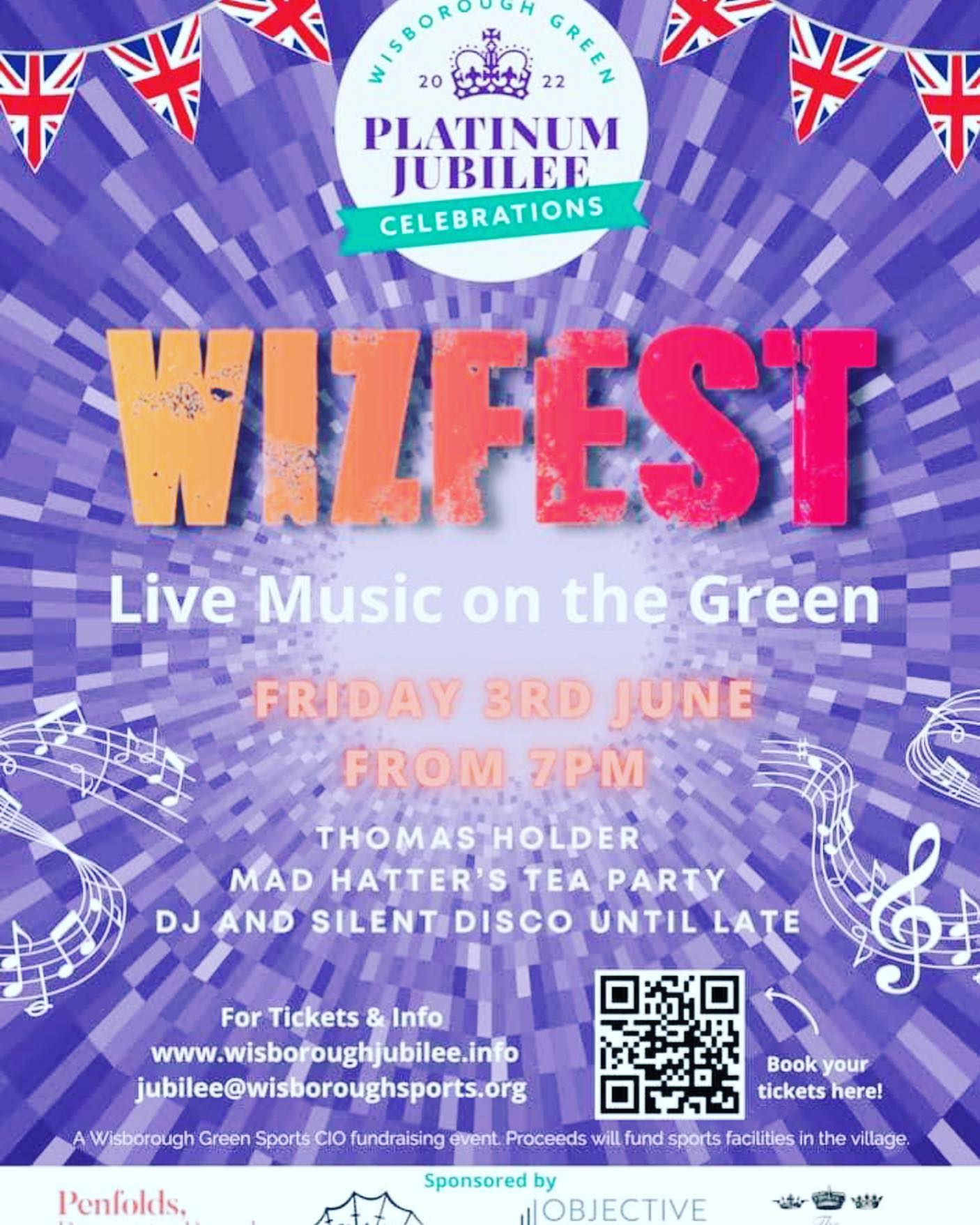 In 3 weeks we can’t wait to be headlining Wizfest to celebrate the Queens Platinum Jubilee, get your tickets now to make sure you don’t miss out! http://www.wisboroughjubilee.info/