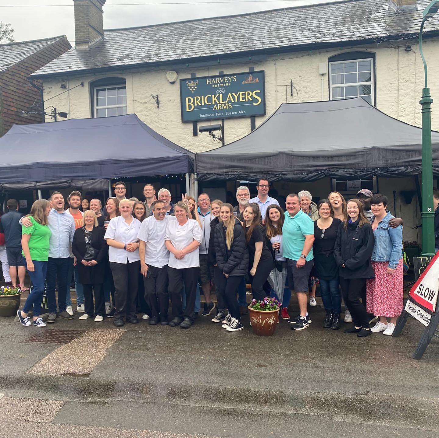 THANK YOU! I cannot say it enough. Overwhelmed by the number of people who braved the rain ☔️ yesterday to come and join us at the pub.
.
Thank you to everyone who came, and also to all those that couldn’t and sent messages, gifts or a phone call instead ❤️. We are blown away at the generosity everyone has shown.
.
Could not have asked for a better send off (other than some ☀️), and the clear up today has been a hard one with a hangover!
.
In Henry’s words “I want to do this day again and again and again”. (Just to be clear, that’s the party day, not the hangover day!) 🙏🍺🥂🎉🍦☀️☔️
.
#love #party #publife #community #villagelife #hangover #beer @harveysbrewery #friends @heartofsevenoaks #wordsfromafiveyearold