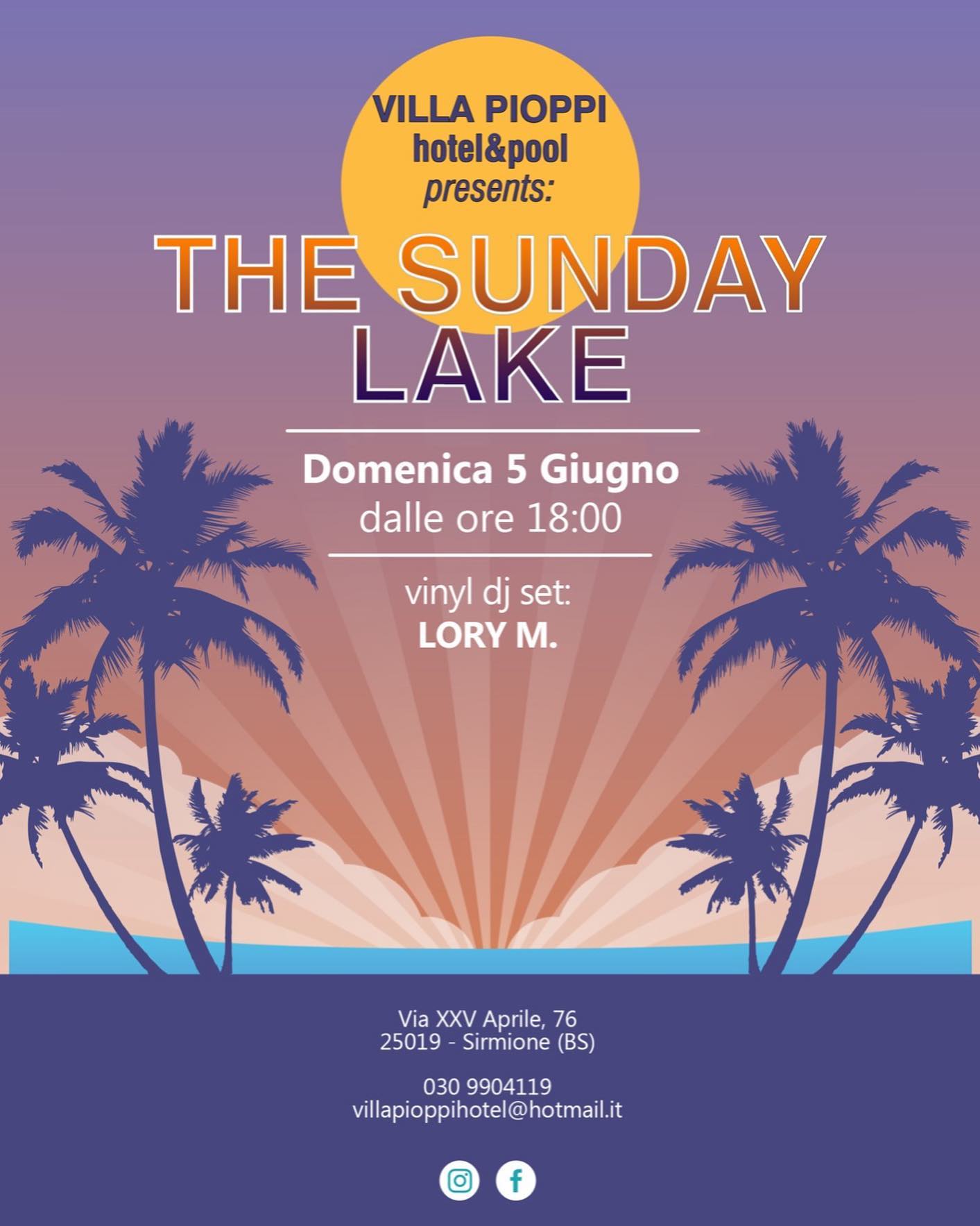 THE SUNDAY LAKE 🌅
L’aperitivo al tramonto con musica parte Domenica 5 Giugno!
Vi aspettiamo a partire dalle ore 18🍹
#villapioppi #villapioppirestaurant #villapioppipizzeria #villapioppihotel #sirmione #gardalake