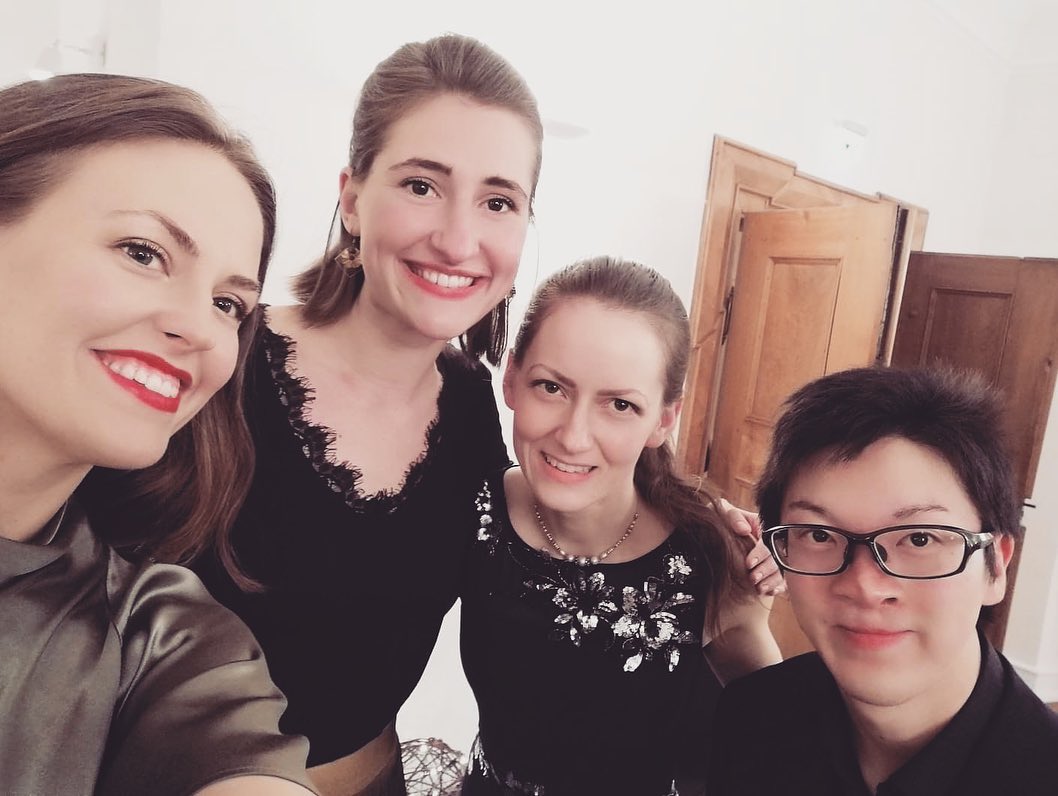 #happyquartet #pianoquartet #musiclovers #chambermusic #concert #ontour #playingtogether #classicalmusic