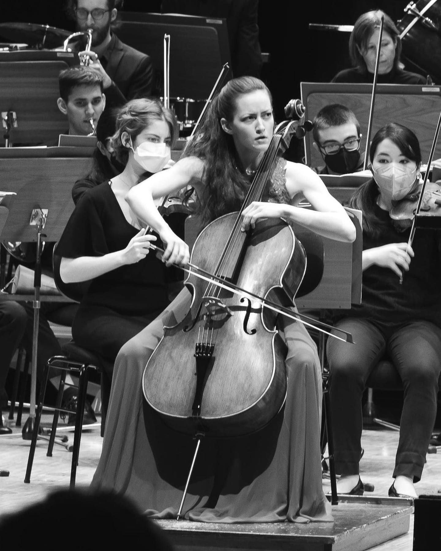 #orchestra #soloist #cello #classicalmusic #cellist #musicmaking #blackandwhitephotography #musiclovers