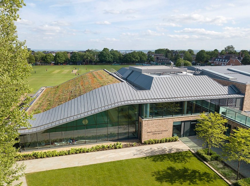 Designed and installed by AMR, this project is an excellent example of @vmzincuk Quartz standing seam roofing with Foamglas build-up over the Kings College swimming pool. Also included was @bauder_international Flat Roofs Total Roof System and Eco-Green Roof installed on a significant slope that included a retention system to prevent slippage of the green roof. Lastly we installed @kempersystemuk Liquid Roofing to the plant areas.
Photos by VMZinc & Paul Kozlowski
#AMR #VMZinc #Bauder #Zinc #FlatRoofing #GreenRoof #StandingSeam #MetalRoofing #LiquidRoofing #Project #GrandDesigns #LondonConstruction