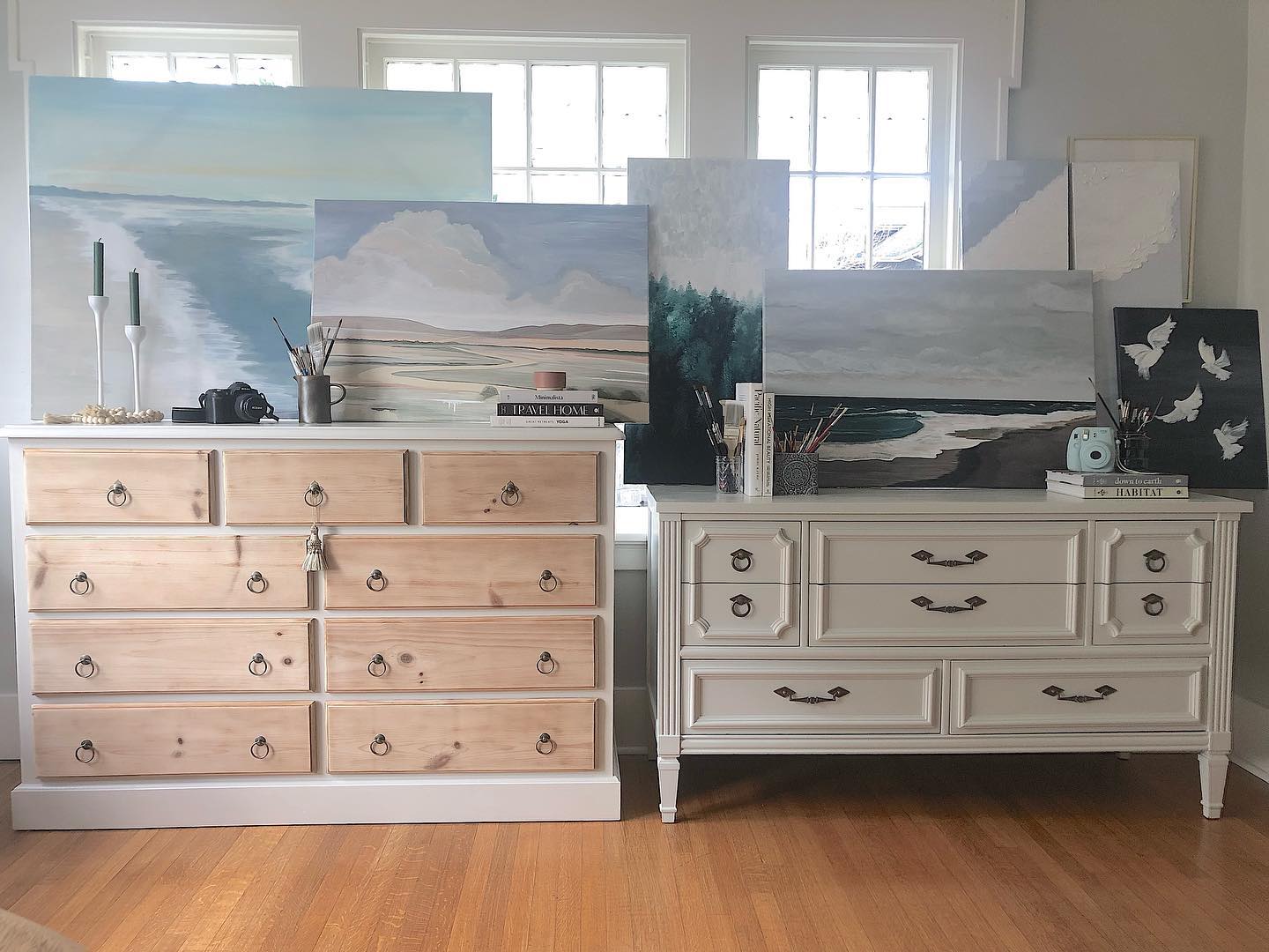 SOLD The pieces that started it all…see their stories at rachaelannart.com