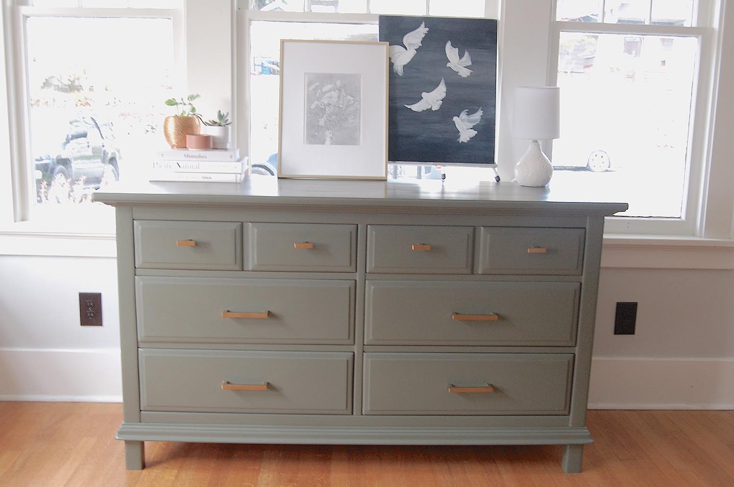 SOLD Commissioned piece to be used in a nursery 🥰 swipe for the before, visit www.rachaelannart.com for the full story