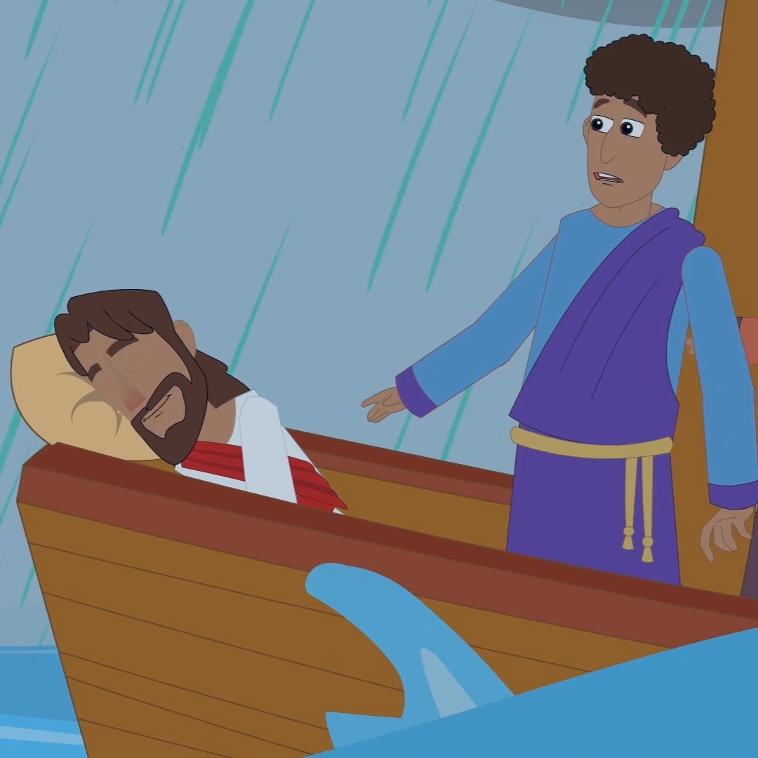 Sagan um það þegar Jesús lægði storminn sýnir okkur að Guð er með okkur, jafnvel þó svo við sjáum það eða munum eftir því. Jesús er við stjórnvölinn. Hann er með okkur í storminum og í öllum kringumstæðum 🌊